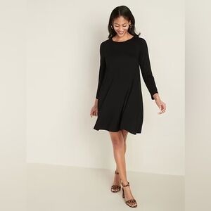 Old Navy Black Long Sleeve Dress - Size XXL